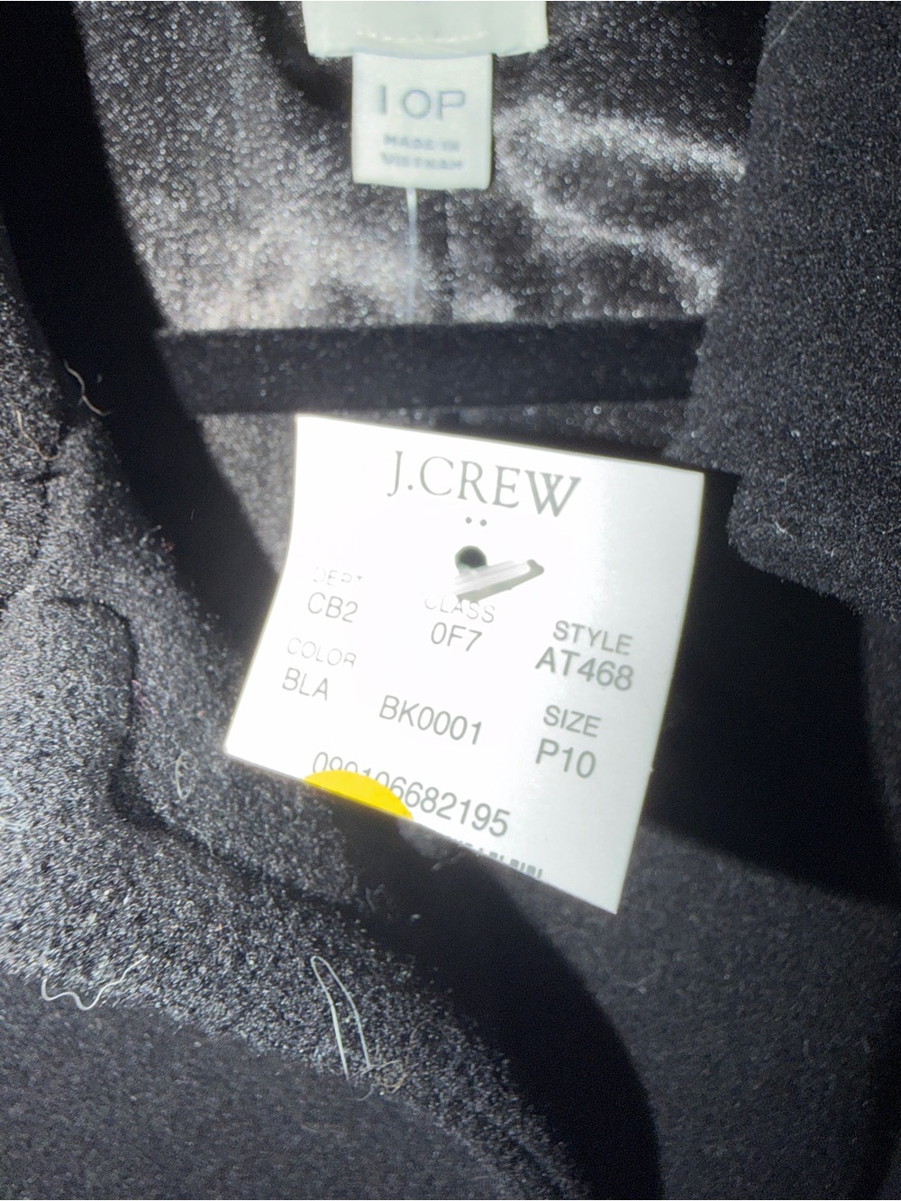 J Crew Factory Wool-Blend Lady Day Coat- Size 10 Petite - Picture 6 of 7